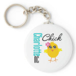 Charlotte NC Chick Key Chain