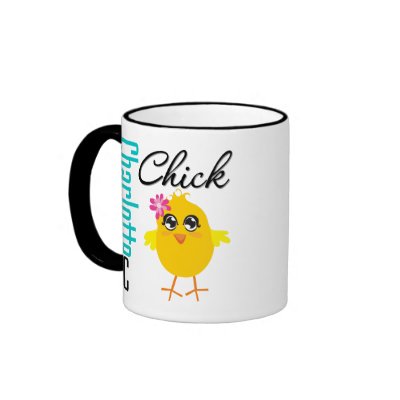 Charlotte NC Chick Mugs by chicktshirts