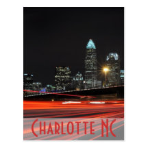 Charlotte NC Postcard