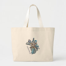 charlotte skyline canvas bag
