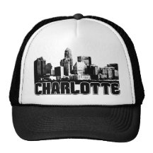 Charlotte Skyline Trucker Hats