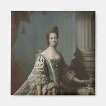Charlotte Sophia of Mecklenburg-Strelitz, 1762 Fridge Magnets
