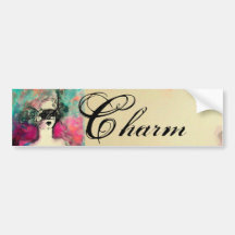 CHARM MONOGRAM BUMPER STICKER