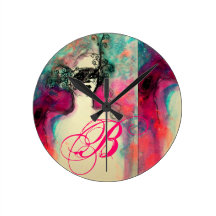 CHARM MONOGRAM CLOCK