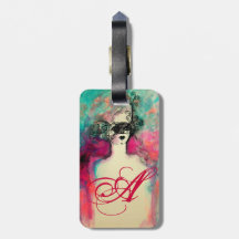 CHARM MONOGRAM LUGGAGE TAG