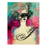 CHARM MONOGRAM POST CARDS