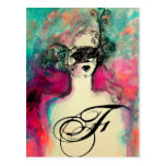 CHARM MONOGRAM POSTCARDS