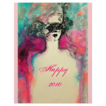 CHARM / Pink Gold Floral Sparkles Flyer