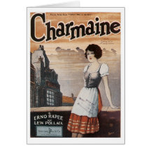 Charmaine Vintage Songbook Cover Cards
