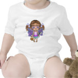 Charmé peu de chemise de fée de Pâques d'arc-en-ci T-shirts