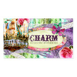 Charme vintage minable de la CHROMATOGRAPHIE GAZEU Modèles De Cartes De Visite