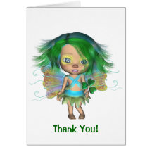 Charmed Irish Oddling Rainbow Fairy Card