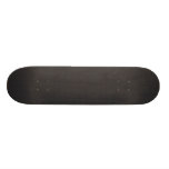 Charming black flowers with long heart on dark blu skate board