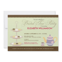 Charming Bridal Tea Party Invitation (mint)