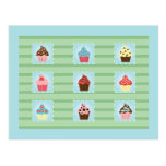 Charming Cupcakes postcards