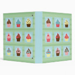 Charming Cupcakes Vinyl Binder