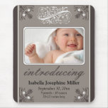 Charming Custom Vintage Mousepad :: Slate Grey