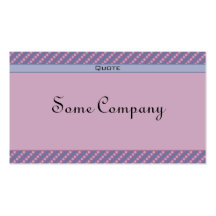 Charming Dots And Stripes Collection (Blue) Business Card