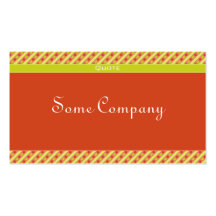 Charming Dots And Stripes Collection (Green) Business Card Templates