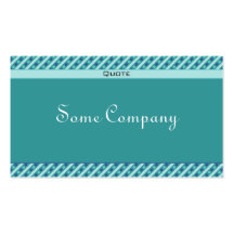 Charming Dots And Stripes (Ocean View) Business Card Template