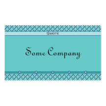 Charming Dots And Stripes (Ocean View) Business Card Templates
