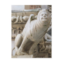 Charming Gargoyle on Medieval Buildings Post Cards