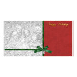 Charming Holidays Photo Template Customized Photo Card