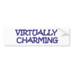 CHARMING INDEED bumper stickers