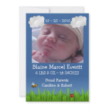 Charming & Unique Baby Birth Announcement