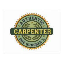 Charpentier authentique carte postale