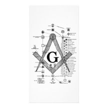 Chart of Masonic Degrees Photo Cards