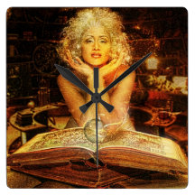 Charting the Fates Square Clock