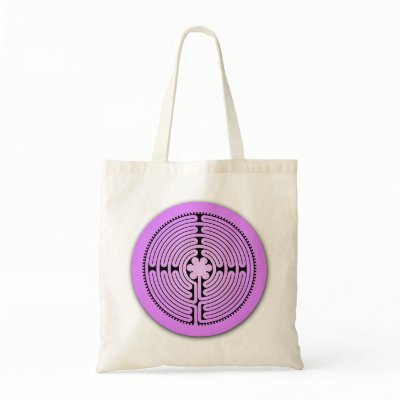 Chartres Labyrinth Tote Bag by inkles