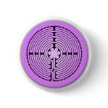 Chartres Labyrinth Pinback Buttons