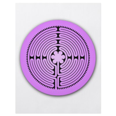 Chartres Labyrinth Flyer by inkles