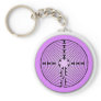 Chartres Labyrinth Key Chain