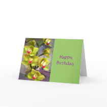 Chartreuse Cymbidium Orchids