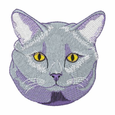 Chartreux Cat by ZazzleEmbroidery