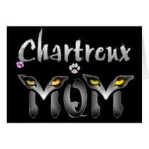 Chartreux Cat Mom Gifts Card