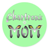Chartreux Cat Mom Gifts Stickers