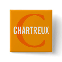 Chartreux Cat Monogram Design