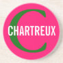 Chartreux Cat Monogram Design