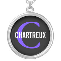 Chartreux Cat Monogram Design