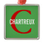 Chartreux Cat Monogram Design