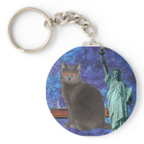 Chartreux NYC Key Chain