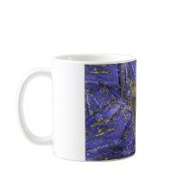 Chartreux on Bluestone (white) Coffee Mugs