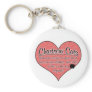 Chartreux Paw Prints Cat Humour Keychain