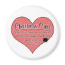 Chartreux Paw Prints Cat Humour Fridge Magnet