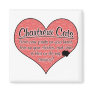 Chartreux Paw Prints Cat Humour Fridge Magnet