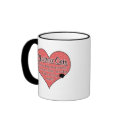 Chartreux Paw Prints Cat Humour mugs